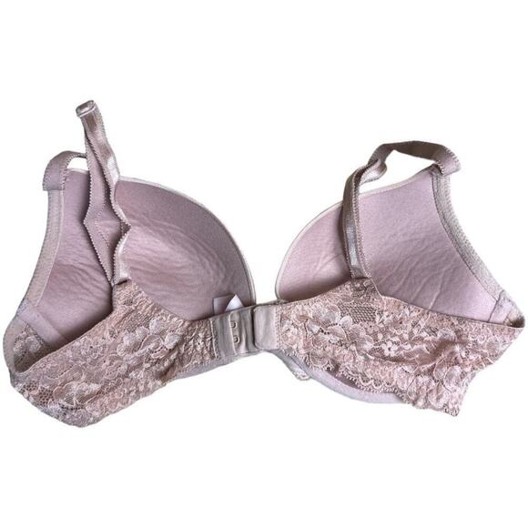 Victoria Secret Beige Push Up Wire Bra Women's Size 34C - Picture 2 of 6